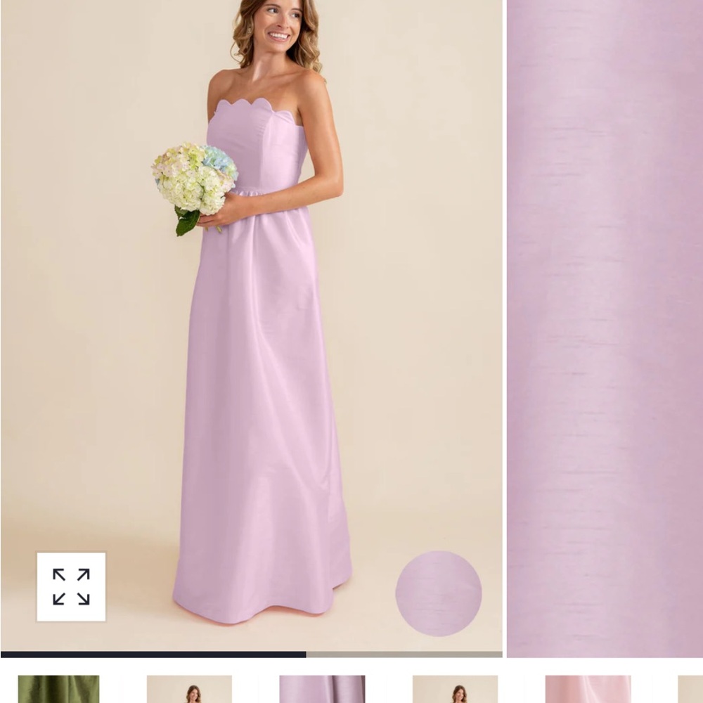 Lula Kate Hayes Dress - Elegant Lavender Strapless Gown